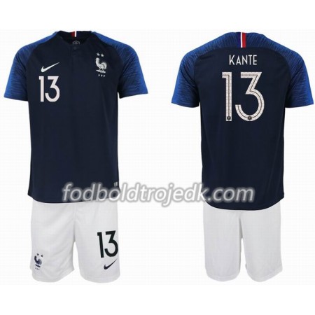 Frankrig VM 2018 KANTE 13 2 star Børn Hjemme - Fodboldtrøjer(S/S) Frankrig VM 2018 KANTE 13 2 star Børn Hjemme - Fodboldtrøjer(S/S)